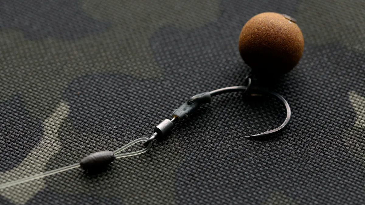 Brown coloured hookbaits definitely had the edge over brighter coloured ones, in terms of how often they were picked up