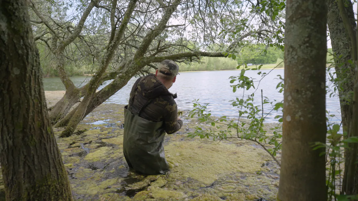 Evenings proved to be a great time of day, and one that many carp anglers miss out on by not having their rods positioned and baited early enough