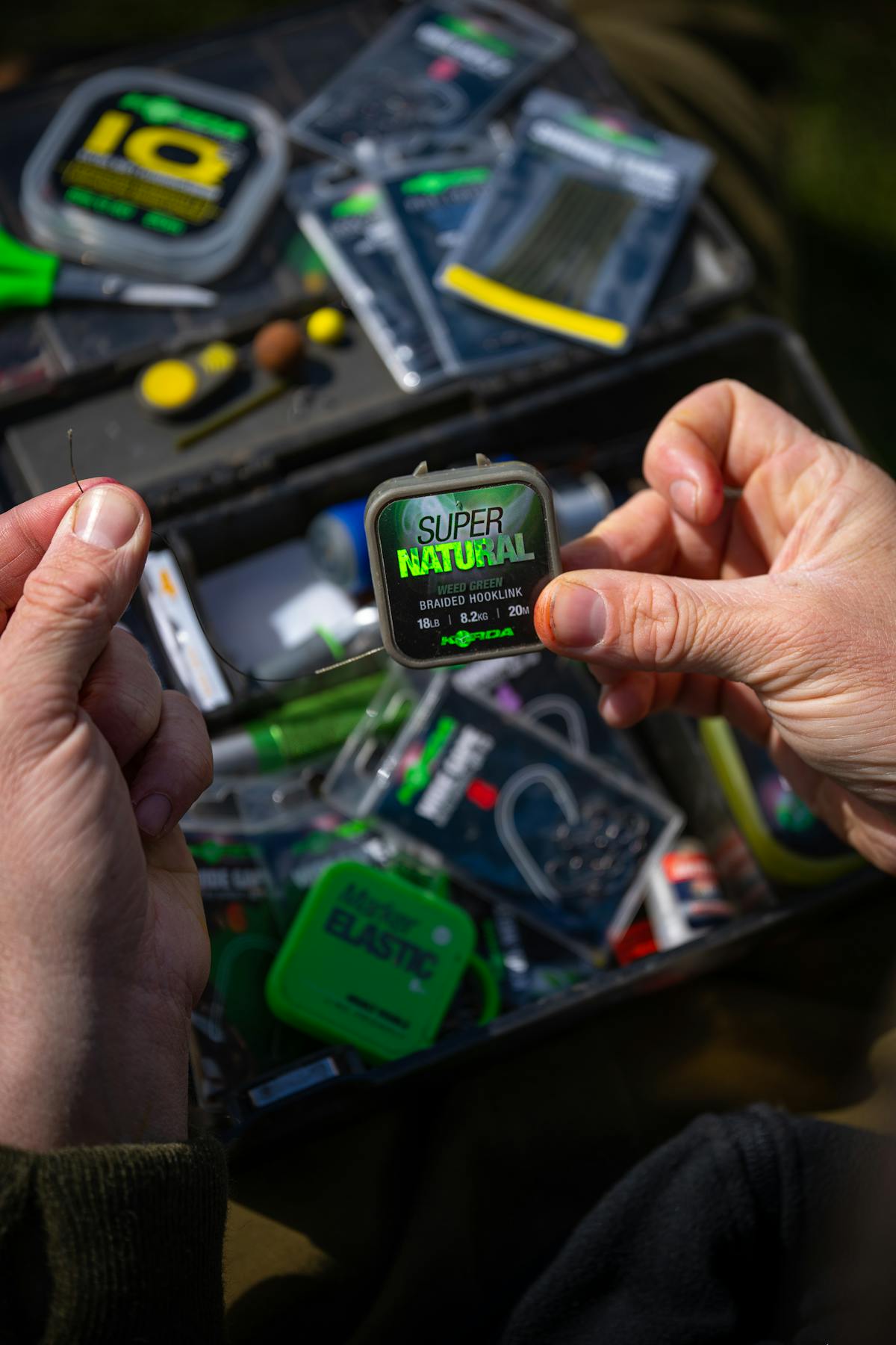 Supernatural is one of our most popular coated braids and braids from the Korda range of hook link materials and is a favourite of solid PVA bag anglers