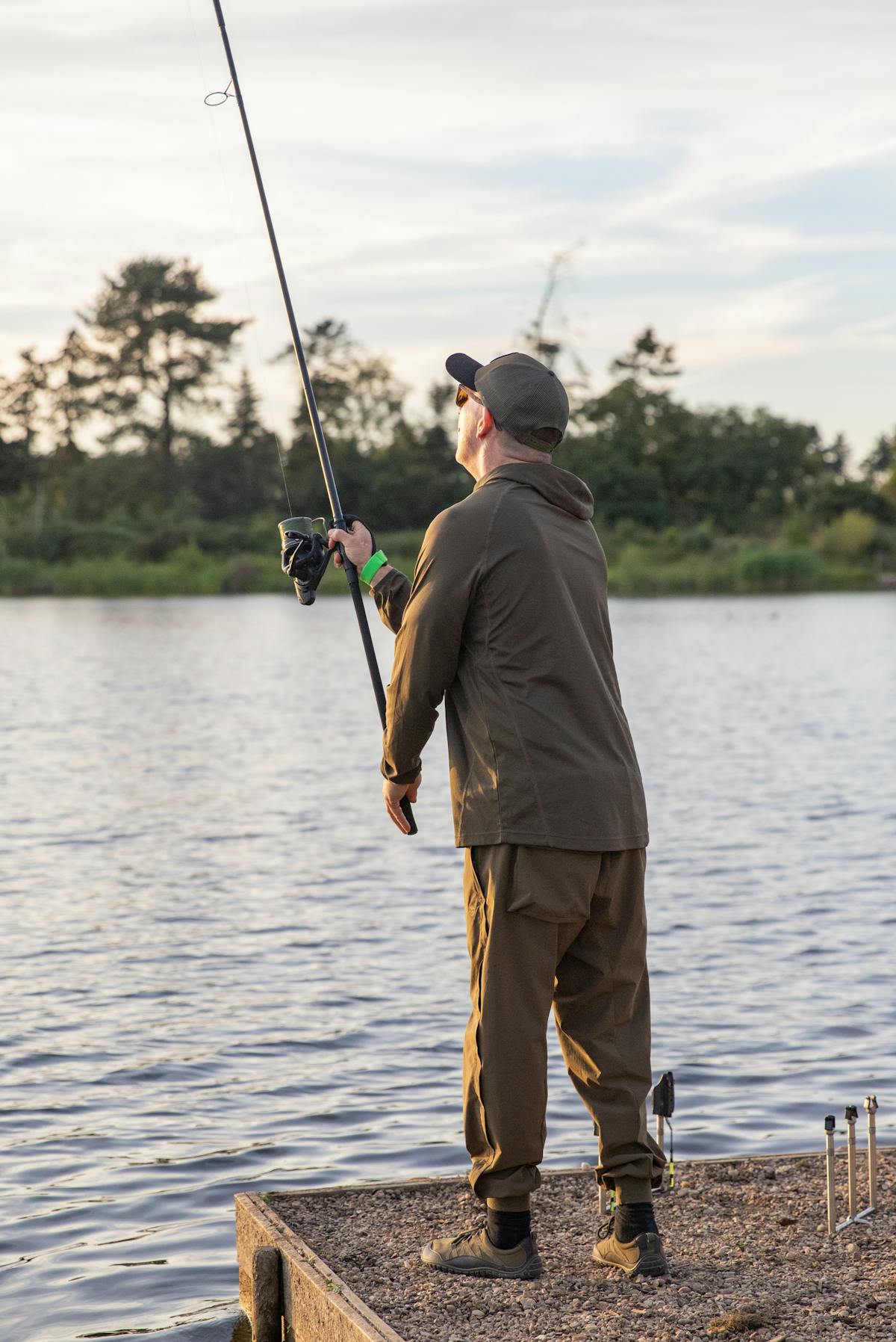 A monofilament fishing line that doesn't have too much stretch will make it much easier to feel your lead down when you hit the clip