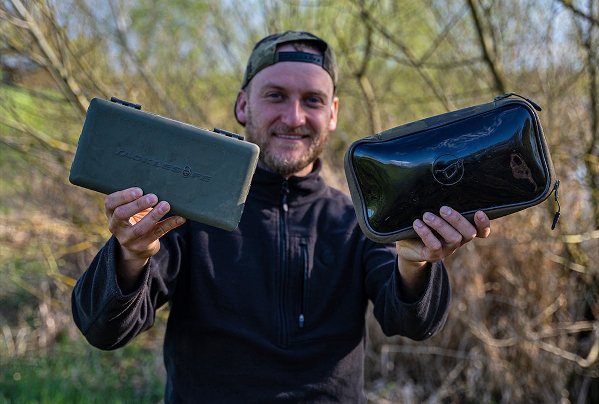 By using a few carp fishing rigs that you are confident in you don't end up carrying loads of bits of end tackle that you don't need